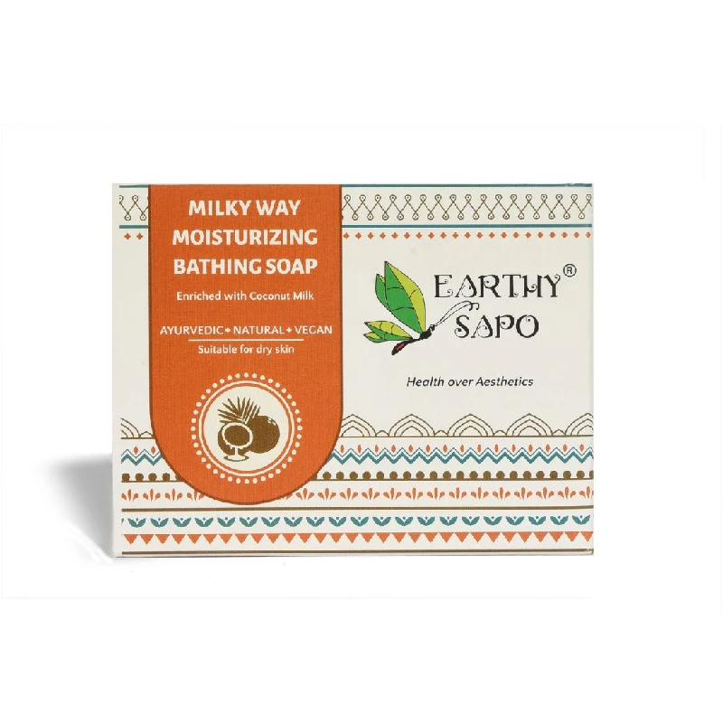 Earthy Sapo Milky Way Moisturizing Bathing Soap, 100 g-2.webp